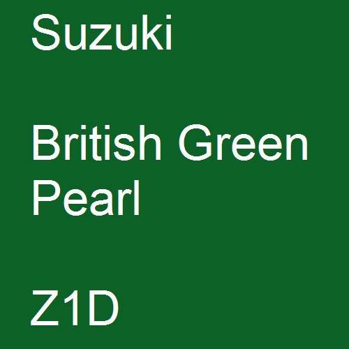 Suzuki, British Green Pearl, Z1D.